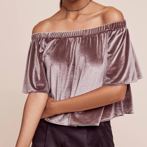 Sunday in Brooklyn Off-The-Shoulder Top - Picture 2 of 7